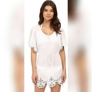 Seafolly Crochet Lace Gauze Swim Coverup
